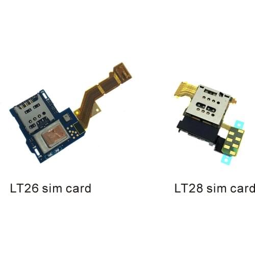 New Mobile Phone SIM Card Reader Contact Flex Cable Ribbon for Sony Xperia S / LT26 / LT26i