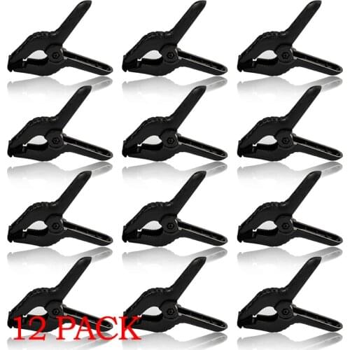 Photography Heavy Duty Muslin Clamps 6CM Photo Booth Background Stand Clip Fixed Backdrop Muslin & Green Screen 12Pcs 10Pcs 6Pcs