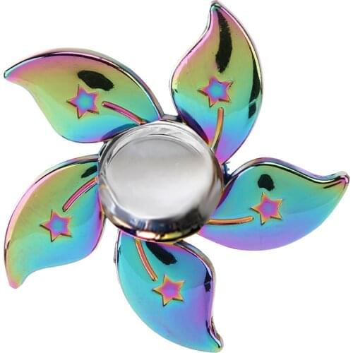 Toy Finger Gyroscope Hand Spinner Alloy Fingertip Gyroscope Decompression Puzzle Toy