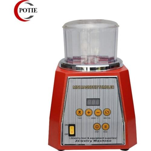 KT-130 Mini Magnetic Tumbler Polishing Machine For Sale Jewelry Making Machine