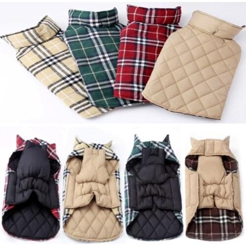 New Fashion Winter Warm Dog Clothes Chihuahua Labrador Poodle Cotton Puppy clothing dog Coat jacket pet clothes For dogs