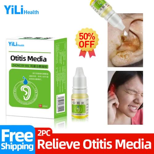 Acute Otitis Media Herbal Ear Drops Tinnitus Sore Infection Treatment Earwax Cerumen Removal Ears Cleaner Water