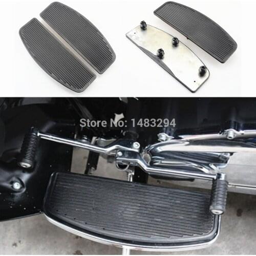 Front Rubber Rider Insert Floorboard Footboards Foot peg Footrest Pad Fits For Harley Davidson FLHTC FLHTCUI FLHTCU FLHRC