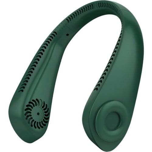 Portable Bladeless USB Rechargeable Mini Neck Fan Mute Sports Fan for Outdoor ventilador portátil Abanicos Cooling