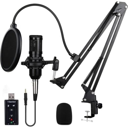Studio Microphone Professional microfone bm800 Condenser Sound Recording Microphone for Gaming Streaming YouTube