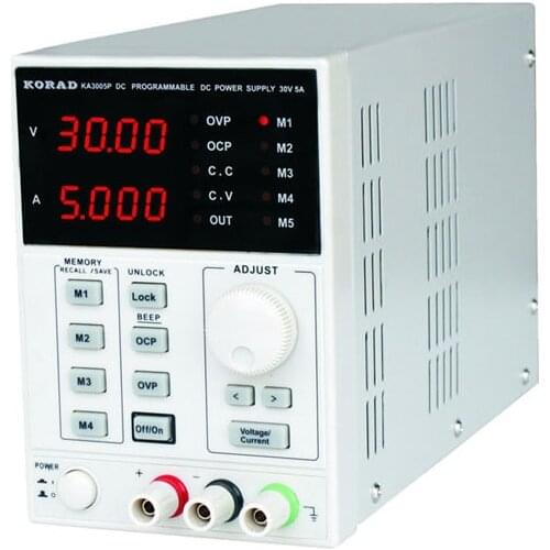 High Precision Programmable Adjustable Digital DC Power Supply KORAD KA3005P 30V/5A and USB Connect Computer 220V