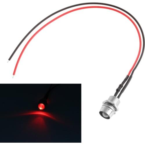 1x LED Indicateur Lumière Dash Directionnel Voiture Moto Bateau 12V Rouge 964B