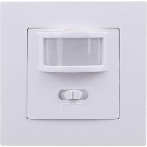 220-240V AC Wall Mounted 9m Automatic PIR Infrared LED Motion Sensor Switch