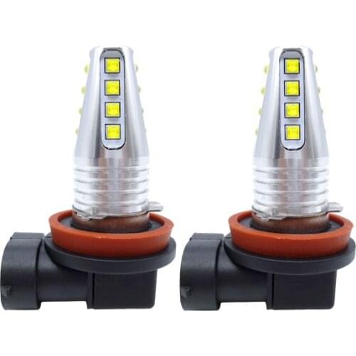 2x H11 H8 H9 Led Fog Lamp Bulb Auto Car Motor Truck LED Bulbs Driving Lights Daytime Running Light DRL Lamp 12V 24V White