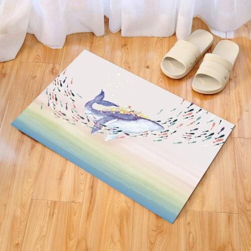 40*60 Family Living Room Renovation Floor Stickers Ocean Wonders Decorative Painting Anti-skid and Waterproof Floor Stickers