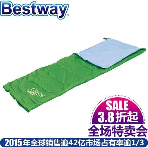 67060 Bestway 180x76cm Side Entry Sleeping Bag 71x30" Thickened Outdoor Camping Travel Sleeping Bag Single Home Sleeping Bag