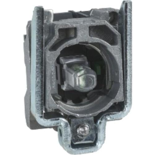 ZB4BW0B42 Red light block with body/fixing collar with integral LED 24V 1NC