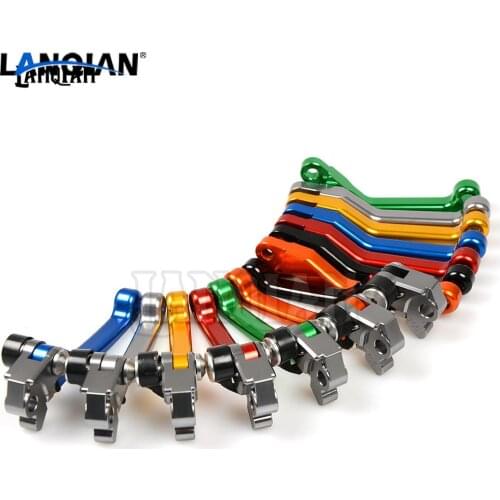 CNC Dirt bike Pivot Brake Clutch Levers Foldable For 450EXC 2009 2010 2011 300EXC SIX DAYS 2014 2015 2016 250EXC 2003-2016