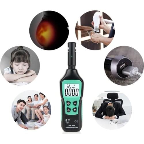 Electromagnetic Field Tester Digital Sensor Reader EMF Meter Radiation Detector R9UF