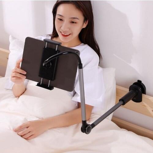 Sofa Bed Stand 360 Degree Rotation For IPhone IPad Pro 12.9 10.5Folding Long Arm Lazy Bed Tablet Phone Holder Stand Bracket