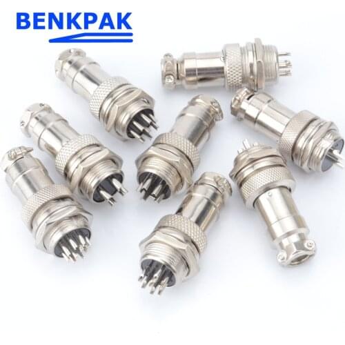 GX16 2 3 4 5 6 7 8 9 10 Pins 16MM Male & Female Wire Panel Connector Circular Aviation Connector Socket Plug