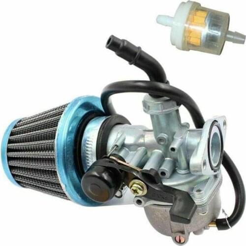 ATV PZ19 Lever Choke Carburetor With Fuel Filter And 35mm Air Filter For 50cc 70cc 80cc 90cc 110cc 125cc ATV Scooter CRF