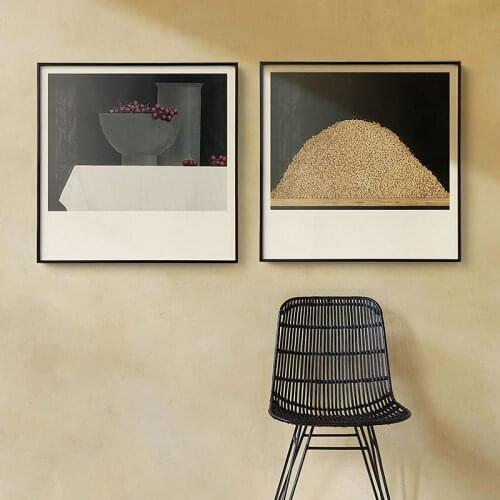 Creative Poster Home Decoration Niche Living Room Light Luxury Nordic Minimalist Restaurant Printing Canvas Hanging Painting