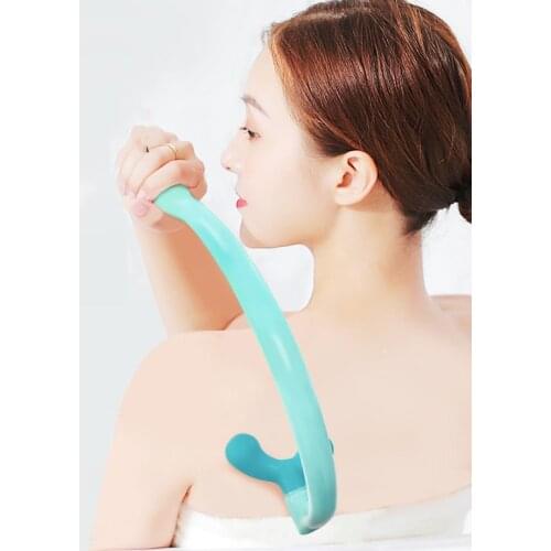 Trigger Point Self Back Massage Stick Hook Hammer Body Muscle Pain Relief Cane Massager Therapeutic Relaxation Pressure Tool