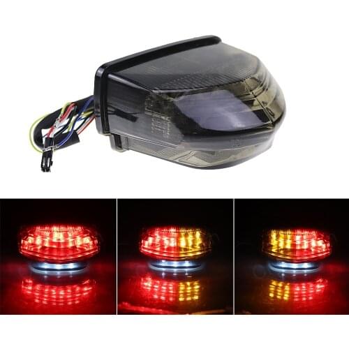 Motorcycle Smoke Rear Tail Light Brake Turn Signals Integrated LED Light For Honda CBR600RR CBR 600 RR 2007-2011 2012 2013 2014