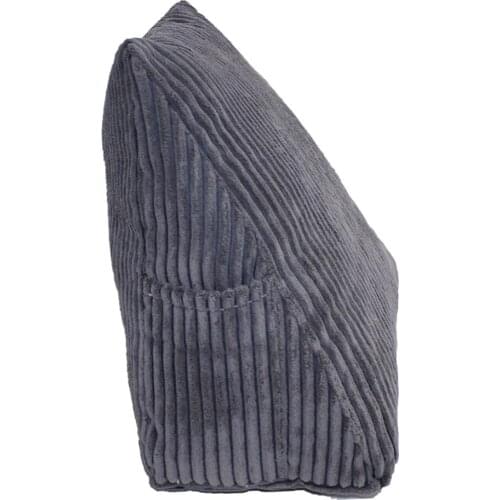 Soft Reading Pillow Triangle Back Rest Cushion Bolster for Sofa Bed Sideboard Chair Lounger Couch with Washable Removable Cover