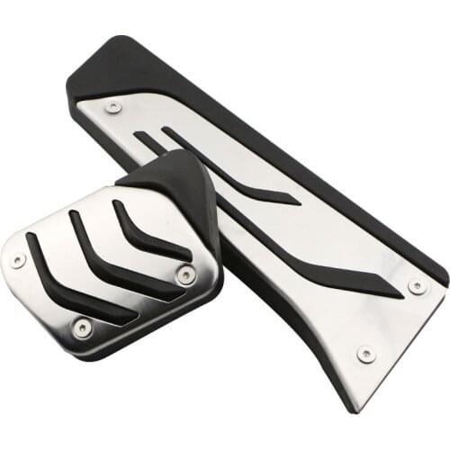 Color My Life Stainless Steel Car Pedal Pads Cover AT MT Pedals for BMW F30 F31 316i 318d 320i 328i 335i F20 F21 1 2 3 Series