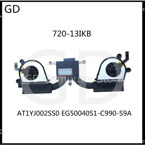 GD NEW Original For Lenovo Yoga 720-13IKB 13.3" Laptop Cooling Fans Heatsink AT1YJ002SS0 EG50040S1-C990-S9A Full Tested