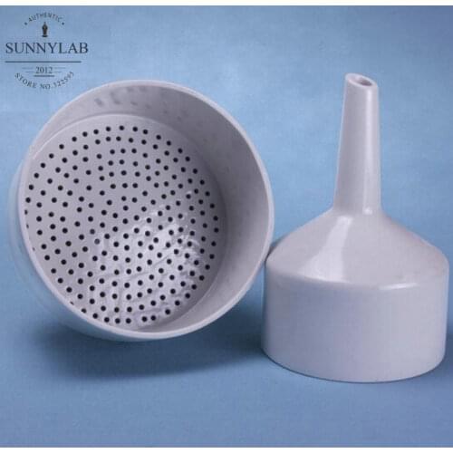 One Piece 40-300mm Porcelain Buchner funnel Laboratory Filtration Filter, Coors filtering crucible for bitumens In Laboaratoy