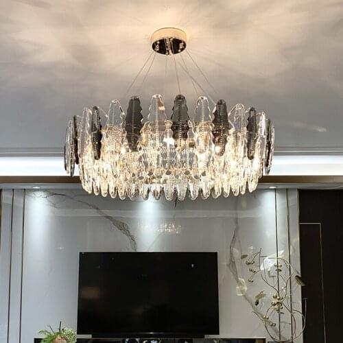 Postmodern Luxury Chandelier Lighting Living Room Crystal Lamp Personality Bedroom Dining Room Chandelier Nordic Hanging Lights