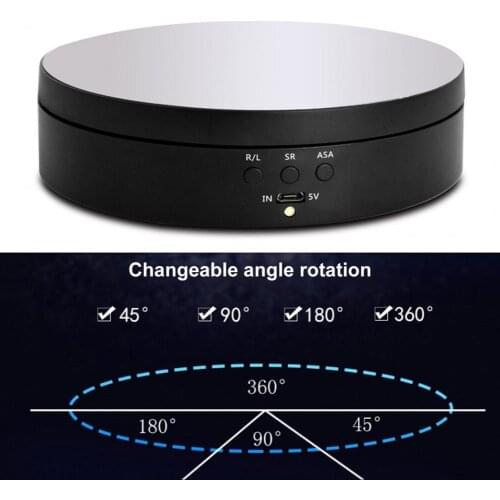Durable Electric Rotating Turntable Round Display Holder Stand Intelligent Charging Kitchen Baking Supplies Accessories Products