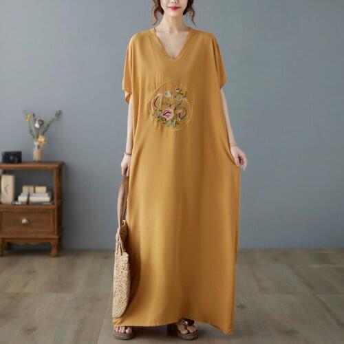 Желтые летние платья QIAOXICUN China At AliExpress