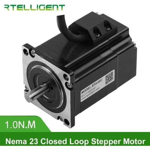 Rtelligent Nema 23 57A1EC 1.0N.M 3.5A 2 Phase Hybird CNC Closed Loop Stepper Motor Easy Servo Motor Step-servo with Encoder