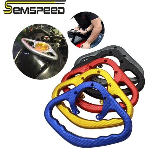 SEMSPEED Motorcycle Passenger Handgrips Handle Bar Safety Armrest For SUZUKI GSXR125 GSXR150 GSXS125 GSXS150 GSX-R125 GSX-R150