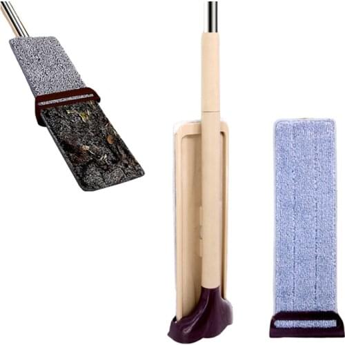 Floor Cleaning Squeeze Mop Magic Hand-washing Flat Mop with 3 Pieces of Cloth To Replace Household Cleaning Tools In Two Sizes