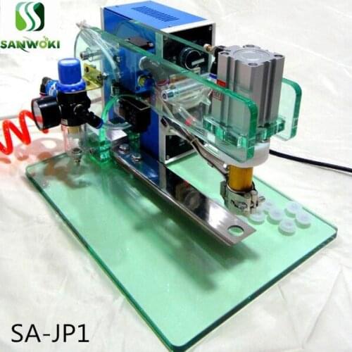 Valve install machine for packing bag air avlve packaging bag one way exhaust valve mount machine for paper-plastic zipper bag