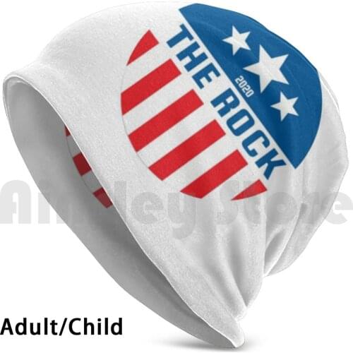 Vote The Rock 2020 Beanies Knit Hat Hip Hop Dwayne Johnson The Dwayne Johnson Funny Movie Furious Paul Walker