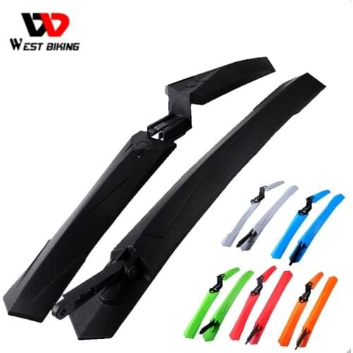 WEST BIKING Bike Fenders Mudguard Quick Install Road Mountain Bicycle Cycling Tire Front/Rear Mudguards Fenders Set Splashboard
