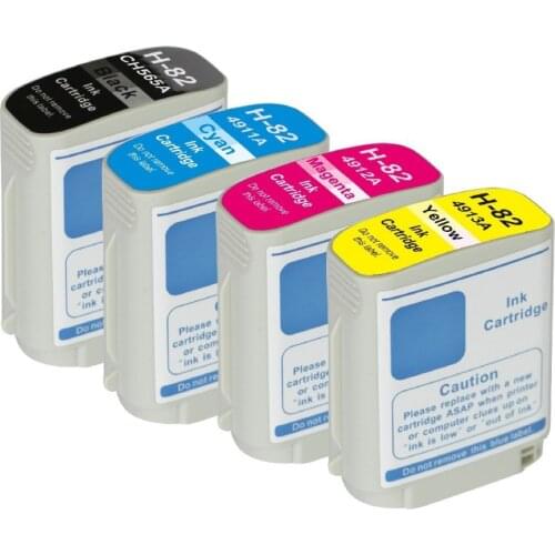 Third Party Brand refilled ink replacement for HP DeskJet 82 HP82 CH565A 10ps 20ps 120nr 50ps 500 500ps 800 800ps 815 815mfp 820
