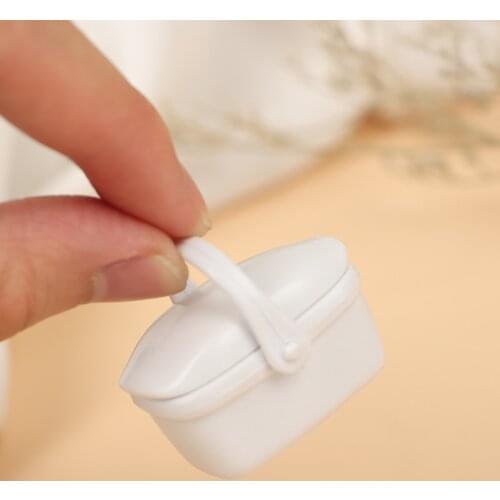 1Pc 3.8*2.5*2.5cm 1:12 Dollhouse Miniature Vegetable Food Storage Basket Toy Doll Basket Model Dolls Miniature Decoration