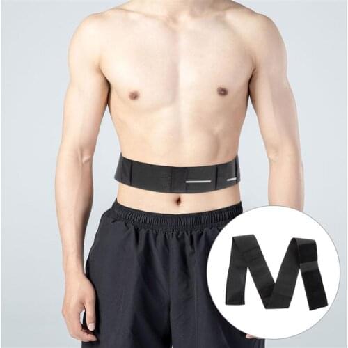 1pc Abdominal Dialysis Belt Adjustable Peritoneal Dialysis Catheter Belt (Black)
