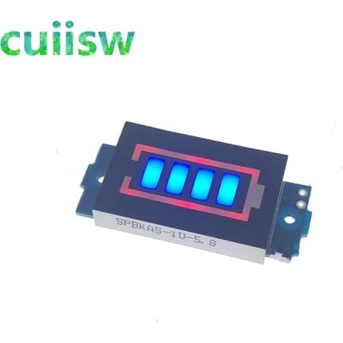 1S Single 3.7V Lithium Battery Capacity Indicator Module 4.2V Blue Display Electric Vehicle Battery Power Tester Li-po Li-ion