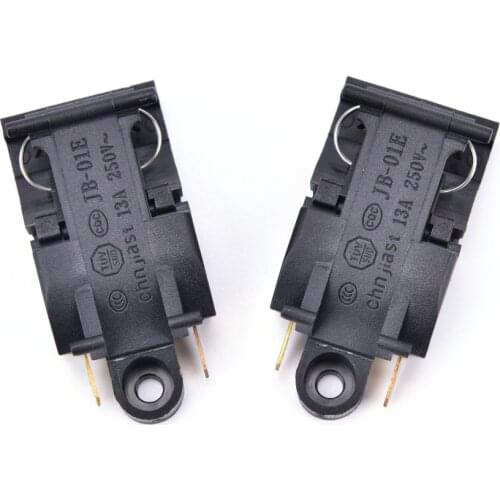High Quality 2PCS Black 13A Switch Electric Kettle Thermostat Switch Steam Medium Kitchen Parts Accessories