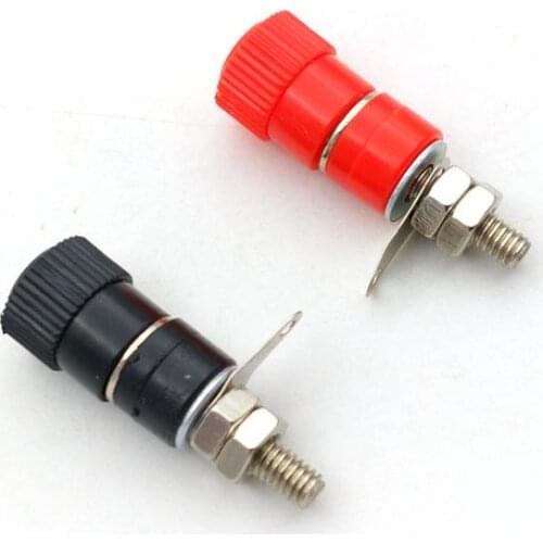 2000PCS Speaker Terminal Binding Post for 4mm Banana plug red+black