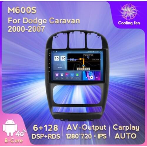 IPS HD 1280*720 Android 11 Car GPS Navigation DVD Multimedia Player for Dodge Caravan 4 for Chrysler Grand Voyager RS 2000-2012