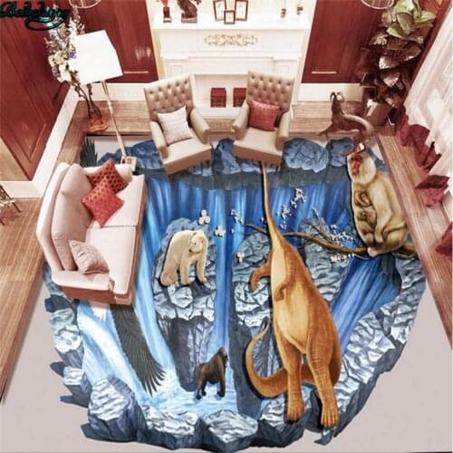 Beibehang Large Custom Wallpaper Animal World Street Park 3D 3D Painting Background Wall Home Decor