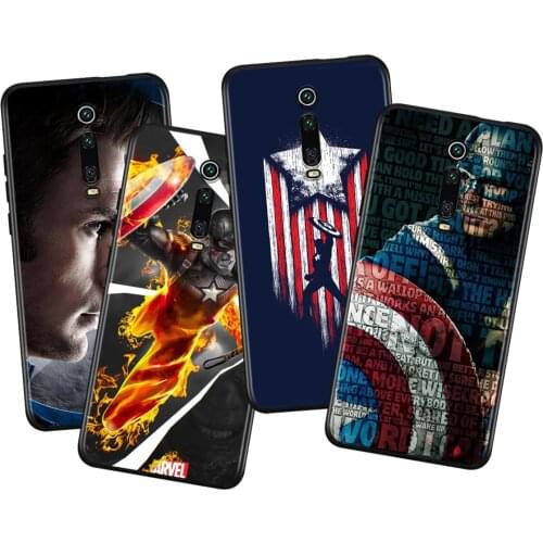 Marvel Captain America Superhero For Xiaomi Redmi 9i 9T 9A 9C 9 8A 8 GO 7 7A S2 Y2 6 6A 5 5A 4X Prime Pro Plus Phone Case