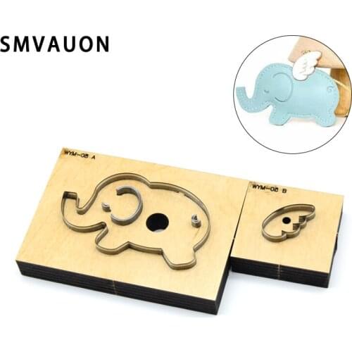 Wooden Cut Dies DIY Little Elephant Pendant Leather Mold Punch Tool Laser Mold Suitable For Die-Cutting Machine