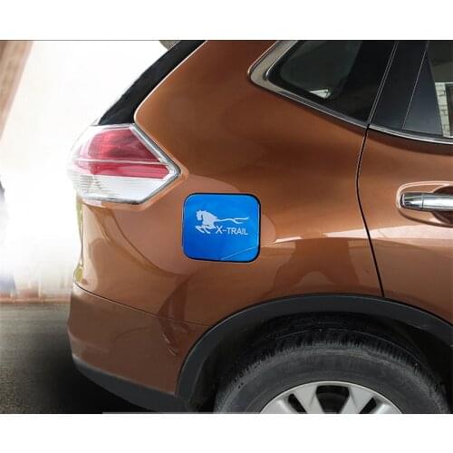 For Nissan X-trail X trail T32 2014-2019 Newest Fuel Tank Cover Decorative sequins car styling Exterior decoration Accessories
