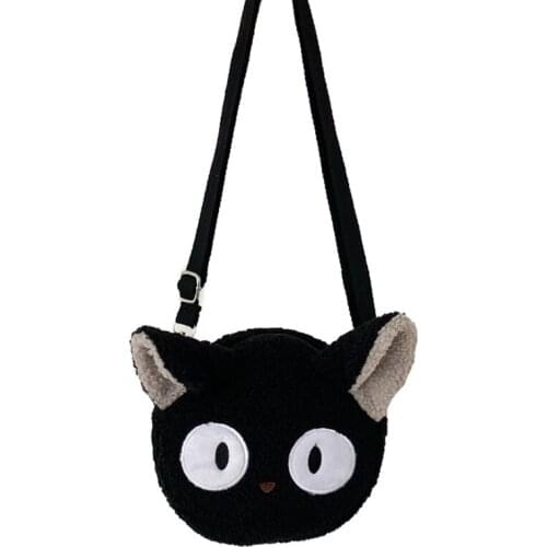 Fashion plush shoulder bag funny cat bear sheep bag