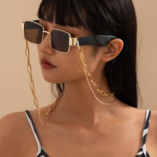 Double Layers Glasses Chain Sunglasses Accessories Hanging Neck Glasses Rope Wholesale Mask Chain Glasses Strap Eyewear Chain